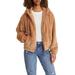 Faux Fur Zip-up Hooded Jacket