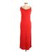 Zara Casual Dress Cowl Neck Sleeveless: Red Print Dresses - Women's Size Medium