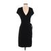 Kenneth Cole New York Casual Dress - Sheath: Black Solid Dresses - Women's Size Small