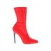 Call It Spring Boots: Red Print Shoes - Women's Size 8 - Pointed Toe