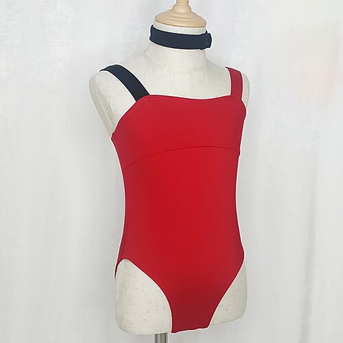 Tanzkleidung für Kinder Ballett Gymnastikanzug / Einteiler Farbaufsatz Mädchen Leistung Ausbildung Ärmellos Hoch Nylon Image