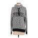 Victoria's Secret Pink Pullover Hoodie: Gray Marled Tops - Women's Size Small