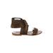 Seychelles Sandals: Brown Print Shoes - Women's Size 7 - Open Toe