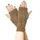 Winterhandschuhe, warme Handschuhe, Halbfingerhandschuhe für Damen, winterweich, warm, Wollstrick