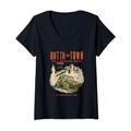 Damen Berge Offroad Out of Town T-Shirt mit V-Ausschnitt