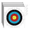 Archery Targets Paper for Backyard 30Pcs Bow Targets for Hunting & Archery Targets Target Practice Accessories