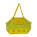 Fnochy Large Mesh Beach Bag Beach Toy Bag Mesh Bag for Beach Toys Toy Mesh Bags Kids Sea Shell Bags Storage BagsBeach Gear Foldable Lightweight