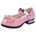 Uuszgmr Kid Sandals Fir Girls Solid Color Cute Thick Heels And Diamond Cool Single Shoes Fashionable Bow Dance Shoes Performance Shoes Pink Size:7-8 Years