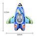 3 Color Fashion Child Inflatable Water Toy Fighter Rocket Water Gun Model Float Swimming Ring Swimming Pool Party Floating Toy