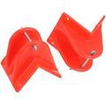 2 Pcs Climbing Rope Protective Cover Rock Gear Ropes Edge Protector Protecting Tools Sling Downhill Red Thickened