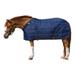 Adjusta Fit Pony Leg Strap Medium Weight Horse Stable Blanket | Navy Blue | 60