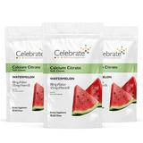 Celebrate Vitamins Calcium Citrate Soft Chews - 500mg Calcium Citrate 500 IU Vitamin D3 - Bone Health Support - Sugar & Gluten Free for After Bariatric Surgery Watermelon 270 Count