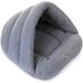 Pet Tent Cave Bed Soft Warm House Winter Dog Kitten Sleeping Bag Pad Cushion Cuddler Burrow House Hole Igloo Nest Cozy Triangle Bed for Cat Puppy