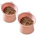 Cat Bowl Dog Bowl Elevated Cat Bowl Anti Vomiting Cat Bowl Non Slip Food and Water Bowl for Small Dog Flat Face Cat Pink + Pink