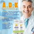 Our Daily Vites ADK Vitamin Supplement - Vitamin A D3 & K (as MK7) - Bone & Immune System Support - High Potency Vitamins with Non GMO Ingredients - Gluten Free Soy Free Vegetable Capsules