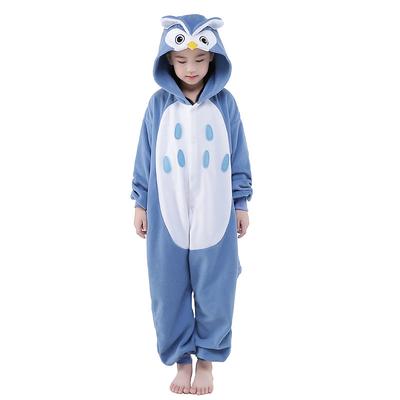 Kid's Patchwork Onesie Costume Carnival Costume Owl Onesie Pajamas Kigurumi Pajamas Pajamas Funny Costume For Boys and Girls Christmas Carnival Children's Day Cartoon