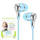Universal 3.5mm Plug Wired Headset 9D Hifi Stereo Earphone Sport Running Headphones with Mic for Phones Computers Tablets MP3