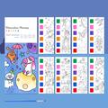 Watercolor Graffiti Note Picture Book Watercolor Painting Book Kindergarten Baby Coloring Drawing Paper Color Note