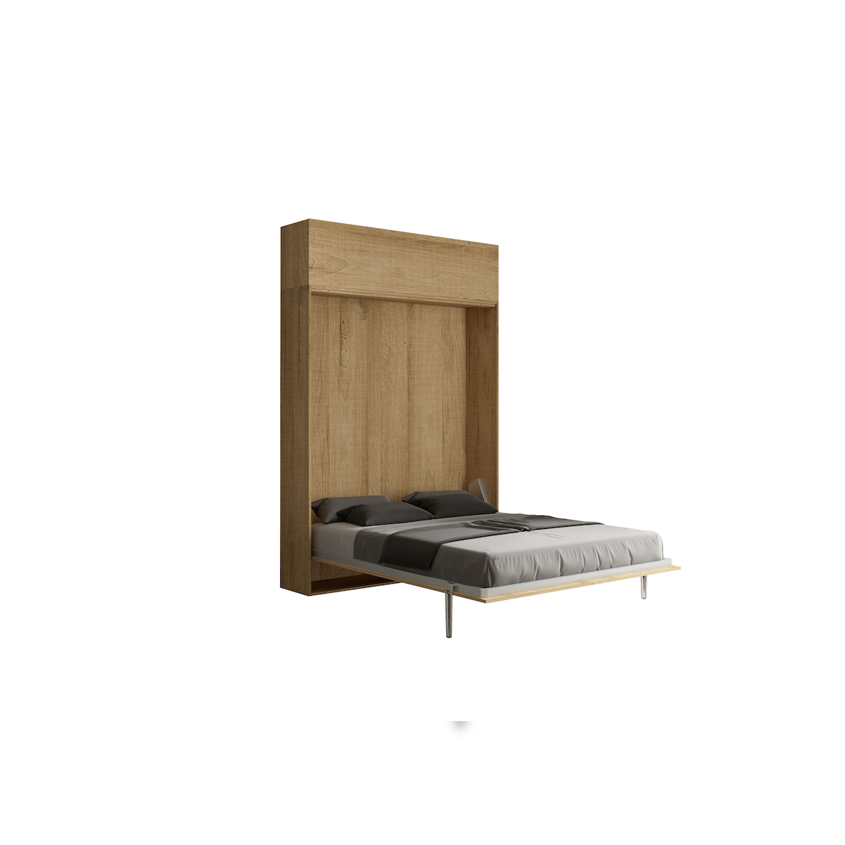 Itamoby Kentaro Quercia Natura Doppelbett mit Oberlichtschrank Klappbett Image