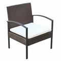 Irfora With CushionsFurniture Conversation Poly Rattan Patio Conversation Patio Set 4 Piece Patio Furniture Patio Balcony Or Rattan - Patio - Weather Resistant Camerina Vidaxl Modern Patio