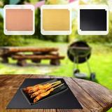 Isvgxsz Spring Savings Clearance Fireproof Mat for Camping Oven Round Fireproof Grill Mat Grill Mat for Patio Grass Outdoor Grill Accessories Portable Reusable Living Room Decor