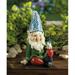 Cheery Gnome Solar Garden Statue