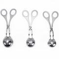 3 Pcs Meatball Maker Making Tool Mini Kitchen Appliance Stainless Steel Scoop Handheld Clip