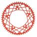 Bike Chainring 54T Aluminum Alloy High Strength Lightweight Anodized Folding Bike Chainwheel Red