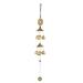 Bronze Wind Chimes Retro Chinese Style Health Happiness Lucky Feng Shui Wind Chimes for Home Decoration