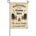 Custom Camper Flags Personalized Camping Garden Flag Welcome To Our Campsite RV Flag for Outdoor Yard House Banner Home Lawn