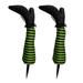 Pack of 2 Halloween Witch Legs Stakes Decorations Witch Legs Halloween Yard Stakes Funny Halloween Witch Decorations