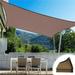 XEOVHV 90% Sun Shade Cloth Shade Fabric with Grommets 78x118in Shade Fabric Pergola Shade Cover Canopy Mesh Tarp Sun Screens for Outdoor Patio Garden (Brown)