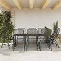 Irfora parcel 9 Piece Patio Set Metal Mesh Set Patio Piece Patio Set Table And Chairs Patio Furniture Set Patio Table And Mesh - 3211824 Camerina 1228043a Shcushan Zeyuan