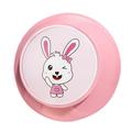 Kids Touch High Jump Voice Counter Multifunctional Self Adhesive Intelligent Voice Broadcast Height Training Touch Counter Pink Rabit