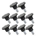 10 Pcs Office Chair Mat Chairs Casters Swivel Wheels Cabinet Desk Stainless Steel