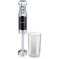 Mixeur plongeant Inox 1000W 2 Vitesses + Turbo Verre gradué 700 ml Alpina black