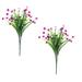 NANDIYNZHI ramadan decorations for home 2PC Artificial Flower Latex Real Bridal Wedding Bouquet Home Decoration Fake Flowers Flores Artificiales Decoracion Lings Artificial Flowers room decor Hot Pink