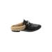 Steven Star Mule/Clog: Black Shoes - Women's Size 6 - Almond Toe