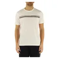 Tommy Hilfiger, Tops, male, White, 2Xl, Regular Fit Cotton T-Shirt with Front Logo Print