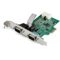 StarTech.com 2 Port Serielle PCI Express RS232 Adapter Karte - PCIe Kontroller zu Dual DB9 16950 UART Erweiterungskarte Windows