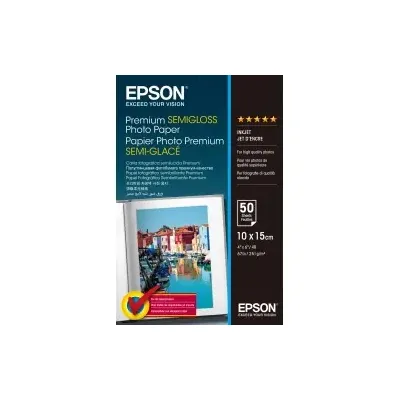 Epson Premium Semi-Gloss Photo Paper - 10x15cm 50 Blätter