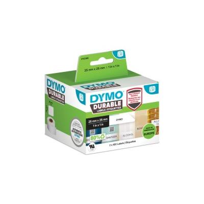 DYMO Durable Weiß Selbstklebendes Druckeretikett