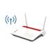 AVM FRITZ!Box 6850 LTE WLAN-Router Gigabit Ethernet Dual-Band (2,4 GHz/5 GHz) 4G Rot, Weiß