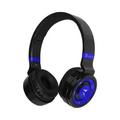 Techmade TM-046-BL Kopfhörer & Headset Verkabelt Kabellos Kopfband Musik Mikro-USB Bluetooth Schwarz, Blau