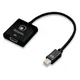 Atlantis Land A04-MINIDP_HDMI Videokabel-Adapter 0.2 m Mini DisplayPort HDMI Typ A (Standard) Schwarz