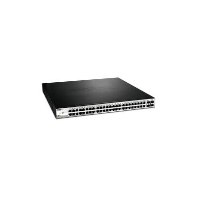 D-Link DGS-1210-52MP Netzwerk-Switch Managed L2 Gigabit Ethernet (10/100/1000) Power over (PoE) 1U Schwarz