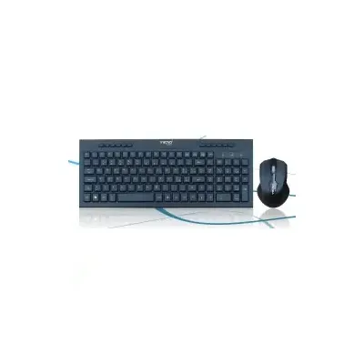 Tecno TC-740W Tastatur Maus enthalten USB QWERTY Italienisch Schwarz