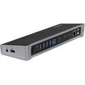 StarTech.com Drei Monitor USB 3.0 Docking Station mit 2x 4K DisplayPort & HDMI, 5x USB-A Hub (1x Fast-Charge), 3.5 mm Audio