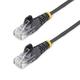 StarTech.com 3 m Cat6-Kabel - Schlank Snagless RJ45-Anschlüsse Schwarz