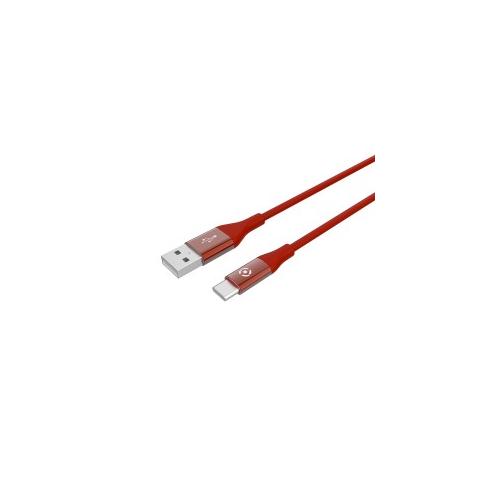 Celly USBTYPECCOLORRD USB Kabel 1 m 2.0 A C Rot